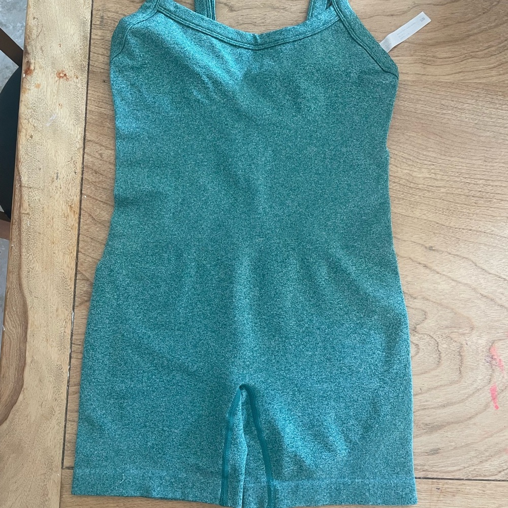 Teal Sleeveless Jumpsuit